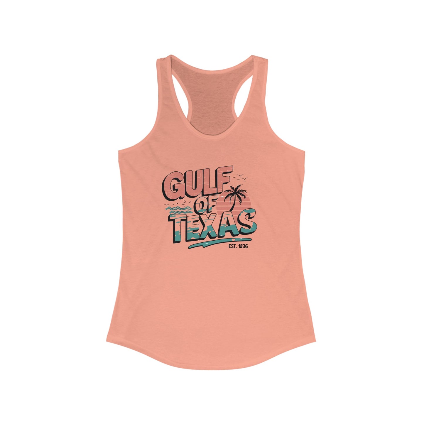 Gulf of Texas Racerback Tank for Women - Perfect Summer Vibe Tee